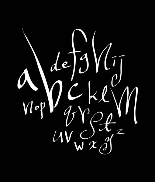 Векторні Шрифти Ручна Каліграфія — стоковий вектор