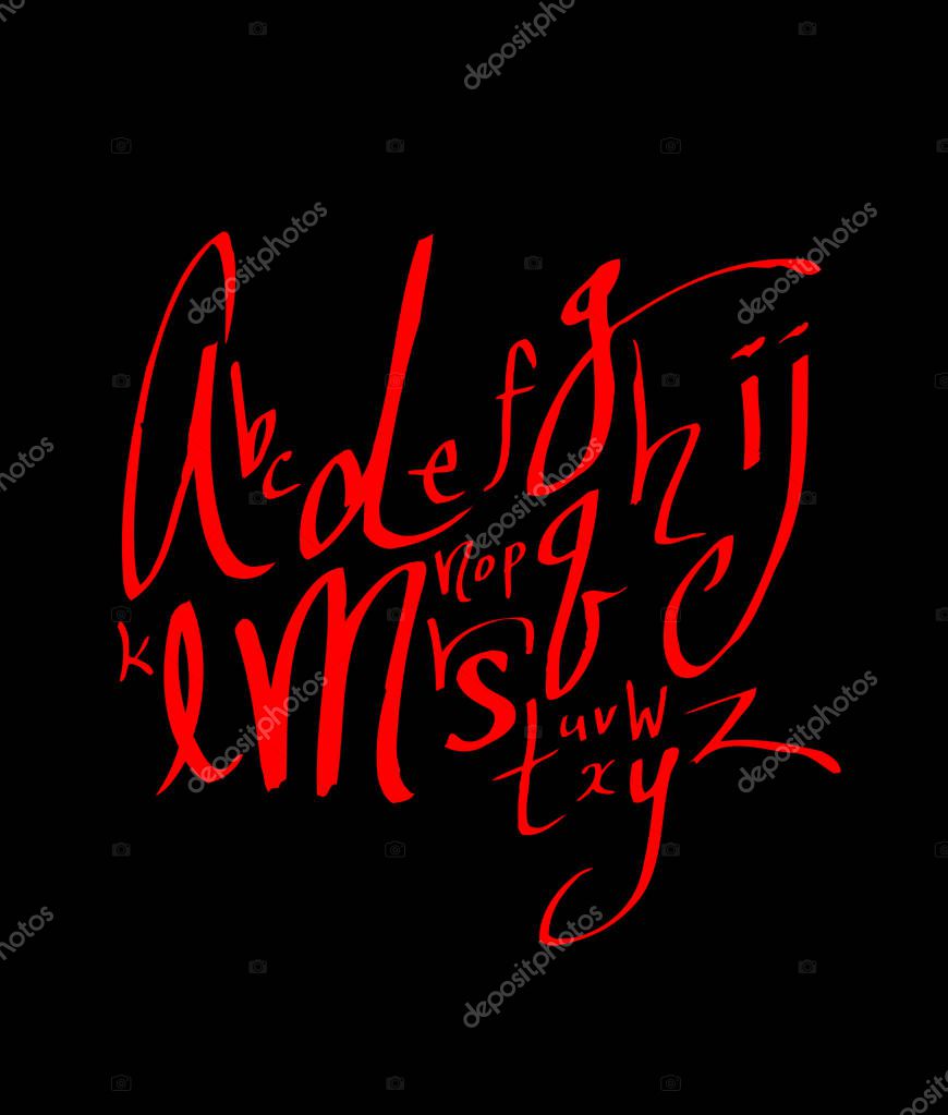 Vector fonts / Handwritten calligraphy