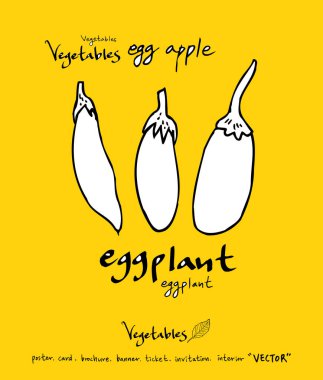 El çekilmiş gıda maddeleri - sebze ve meyve resimleri - vektör