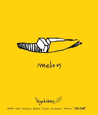 El çekilmiş gıda maddeleri - sebze ve meyve resimleri - vektör