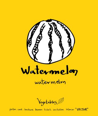 El çekilmiş gıda maddeleri - sebze ve meyve resimleri - vektör