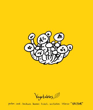 El çekilmiş gıda maddeleri - sebze ve meyve resimleri - vektör