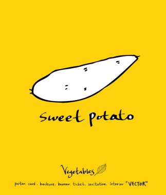 El çekilmiş gıda maddeleri - sebze ve meyve resimleri - vektör