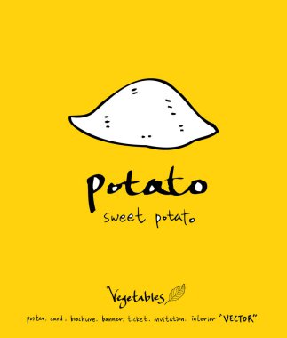 El çekilmiş gıda maddeleri - sebze ve meyve resimleri - vektör