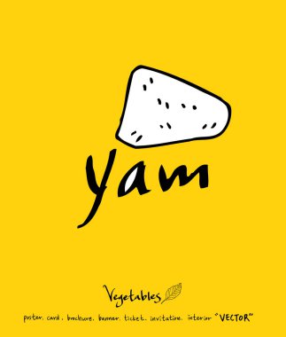 El çekilmiş gıda maddeleri - sebze ve meyve resimleri - vektör