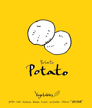 El çekilmiş gıda maddeleri - sebze ve meyve resimleri - vektör