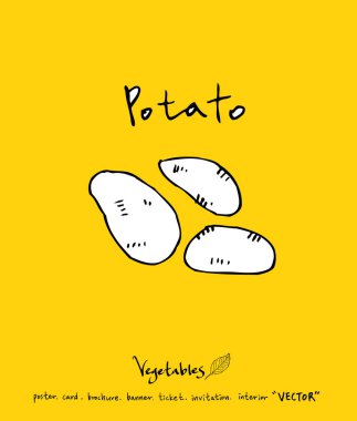 El çekilmiş gıda maddeleri - sebze ve meyve resimleri - vektör