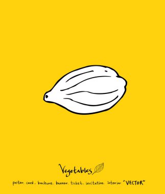 Sebze ve meyve resimler / el çekilmiş gıda maddeleri - vektör