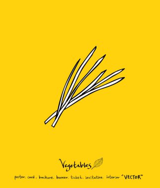 Sebze ve meyve resimler / el çekilmiş gıda maddeleri - vektör