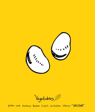 Sebze ve meyve resimler / el çekilmiş gıda maddeleri - vektör