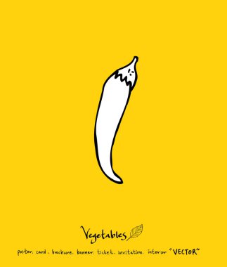 Sebze ve meyve resimler / el çekilmiş gıda maddeleri - vektör