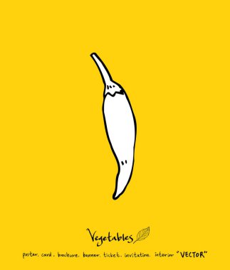 Sebze ve meyve resimler / el çekilmiş gıda maddeleri - vektör