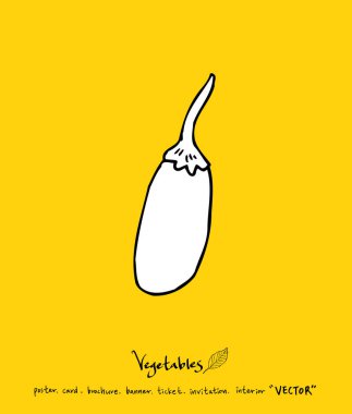 Sebze ve meyve resimler / el çekilmiş gıda maddeleri - vektör