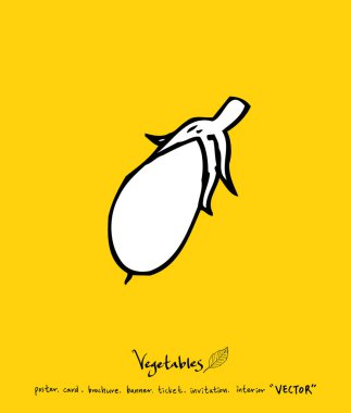 Sebze ve meyve resimler / el çekilmiş gıda maddeleri - vektör