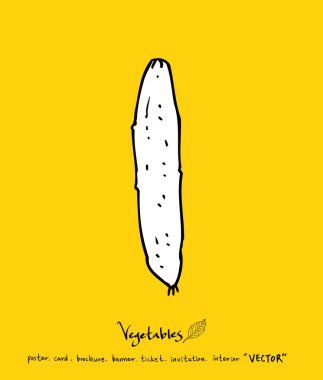 Sebze ve meyve resimler / el çekilmiş gıda maddeleri - vektör