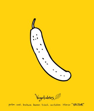 Sebze ve meyve resimler / el çekilmiş gıda maddeleri - vektör