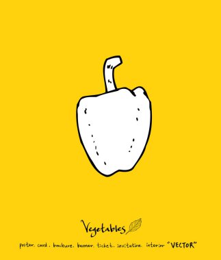 Sebze ve meyve resimler / el çekilmiş gıda maddeleri - vektör