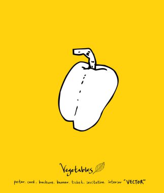 Sebze ve meyve resimler / el çekilmiş gıda maddeleri - vektör