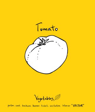 Sebze ve meyve resimler / el çekilmiş gıda maddeleri - vektör