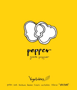 Sebze ve meyve resimler / el çekilmiş gıda maddeleri - vektör