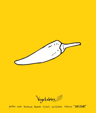 Sebze ve meyve resimler / el çekilmiş gıda maddeleri - vektör