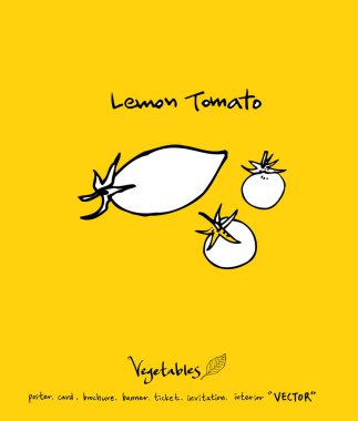 Sebze ve meyve resimler / el çekilmiş gıda maddeleri - vektör