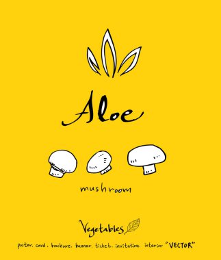 Sebze ve meyve resimler / el çekilmiş gıda maddeleri - vektör