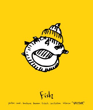 El çekilmiş gıda maddeleri - deniz gıda menü resimleri - vektör