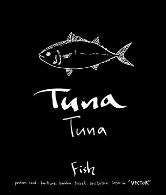 El çekilmiş gıda maddeleri - deniz gıda menü resimleri - vektör