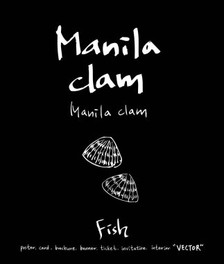 deniz gıda çizimler / el çekilmiş gıda maddeleri - vektör