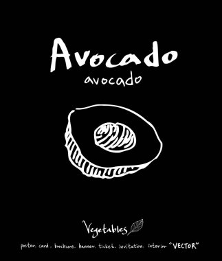 Sebze ve meyve resimler / el çekilmiş gıda maddeleri - vektör