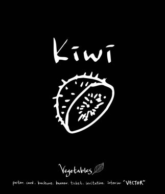 Sebze ve meyve resimler / el çekilmiş gıda maddeleri - vektör