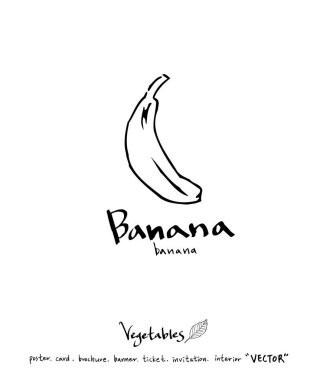 Sebze ve meyve resimler / el çekilmiş gıda maddeleri - vektör