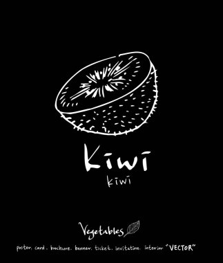 Sebze ve meyve resimler / el çekilmiş gıda maddeleri - vektör