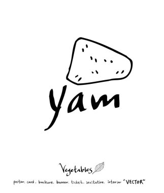 Sebze ve meyve resimler / el çekilmiş gıda maddeleri - vektör