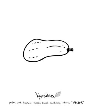 Sebze ve meyve resimler / el çekilmiş gıda maddeleri - vektör