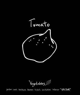 Sebze ve meyve resimler / el çekilmiş gıda maddeleri - vektör