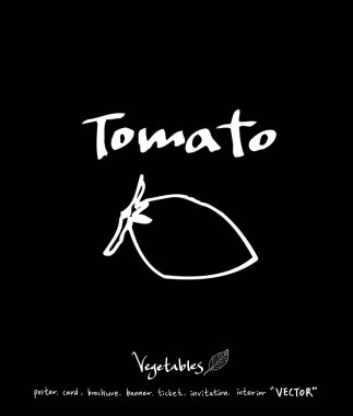 Sebze ve meyve resimler / el çekilmiş gıda maddeleri - vektör