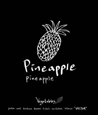 Sebze ve meyve resimler / el çekilmiş gıda maddeleri - vektör