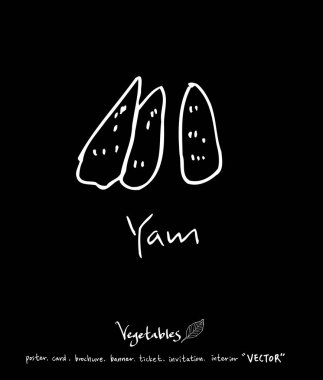 Sebze ve meyve resimler / el çekilmiş gıda maddeleri - vektör