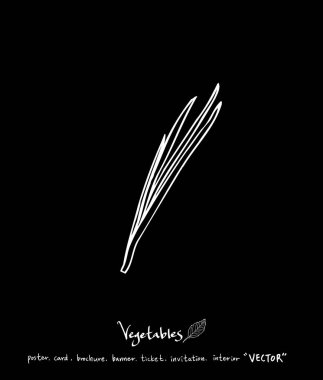 El çekilmiş gıda maddeleri - sebze ve meyve resimleri - vektör