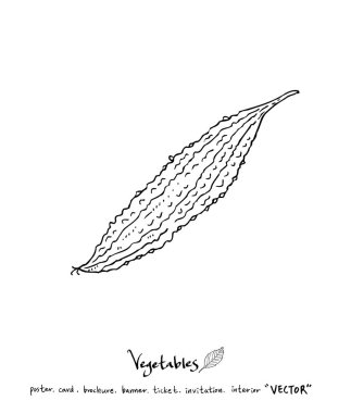 El çekilmiş gıda maddeleri - sebze ve meyve resimleri - vektör