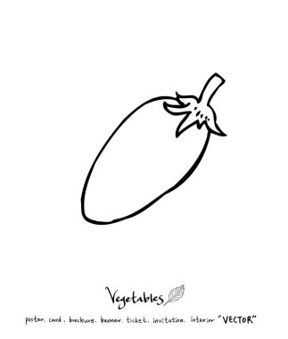 El çekilmiş gıda maddeleri - sebze ve meyve resimleri - vektör