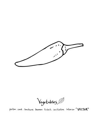 El çekilmiş gıda maddeleri - sebze ve meyve resimleri - vektör