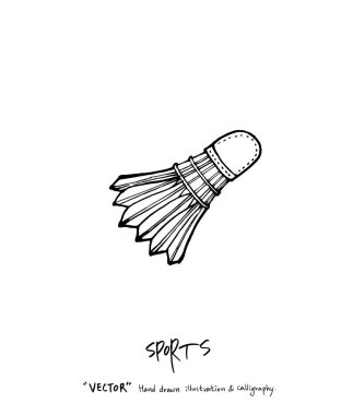 Spor poster illüstrasyon - içinde çizilmiş vektör el / arka plan spor