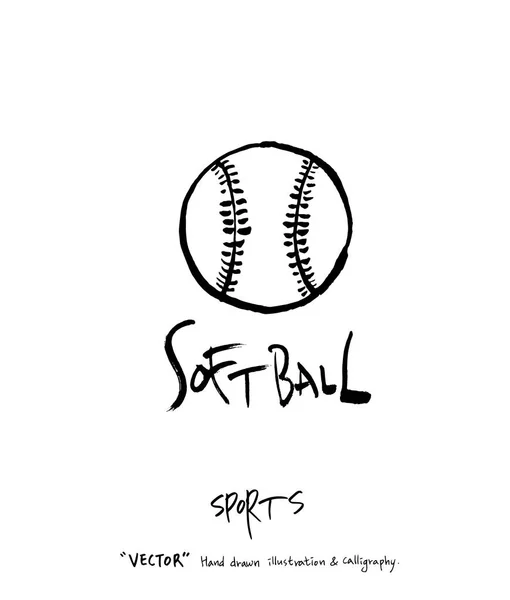 Hand Drawn Sports Recreation Illustration Vector — Stock Vector