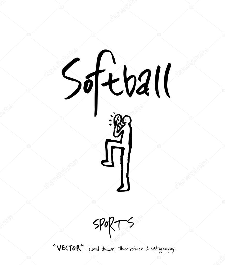 Hand drawn Sports & recreation illustration - vector