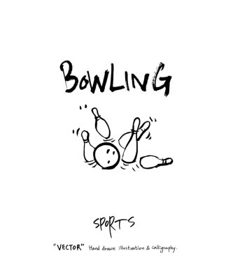 Spor poster / yarım yamalak eğlence illüstrasyon - vektör