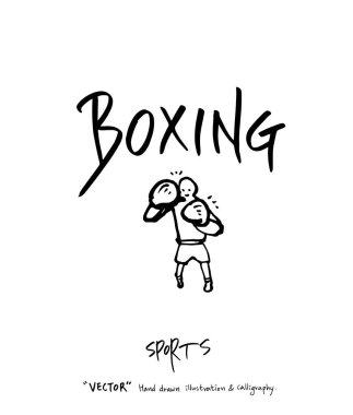 Spor poster / yarım yamalak eğlence illüstrasyon - vektör