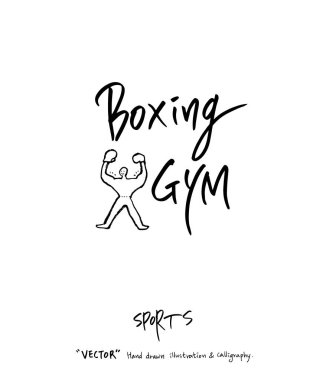 Spor poster / yarım yamalak eğlence illüstrasyon - vektör